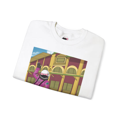 Cozmic Salsa Dancing in La Placita, Santurce Puerto Rico - Sweatshirt